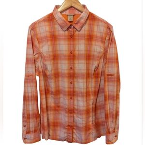 Duluth Trading Co Long Sleeve Button Down Shirt Size XL